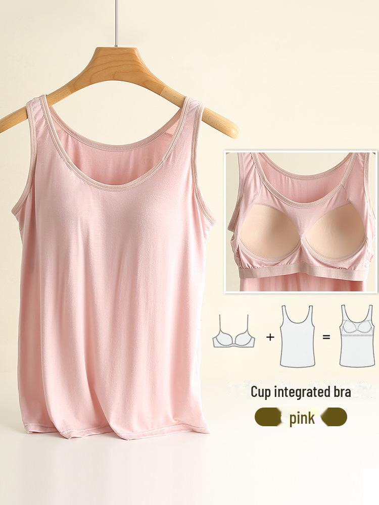 Модальная подкладка большого размера для женщин, облегающий крой, однотонный, универсальный цельный, круглый вырез