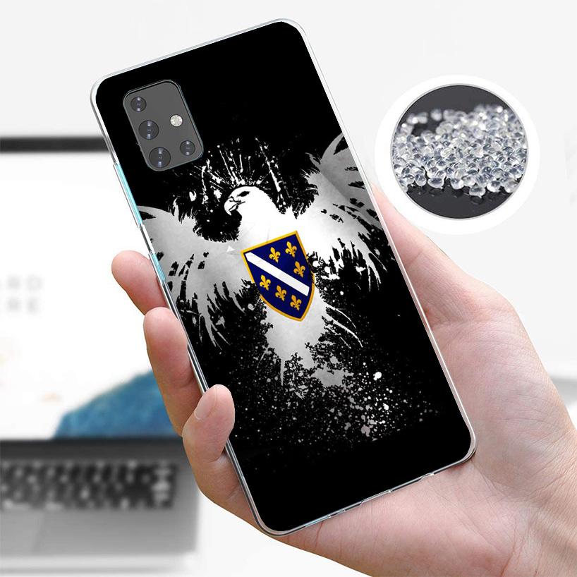 Чехол для телефона Флаг Боснии и Герцеговины Для Samsung Galaxy A52 A32 A22 A12 A02S A50S A30S A51 A31 AA71 Note 20 Ultra 10 S10 Plus