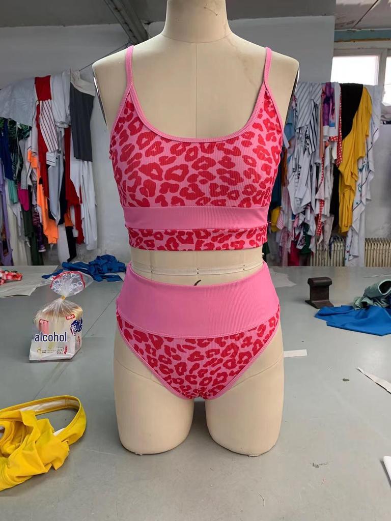 Бикини с высокой талией и разрезом, сексуальный женский европейский и американский купальник