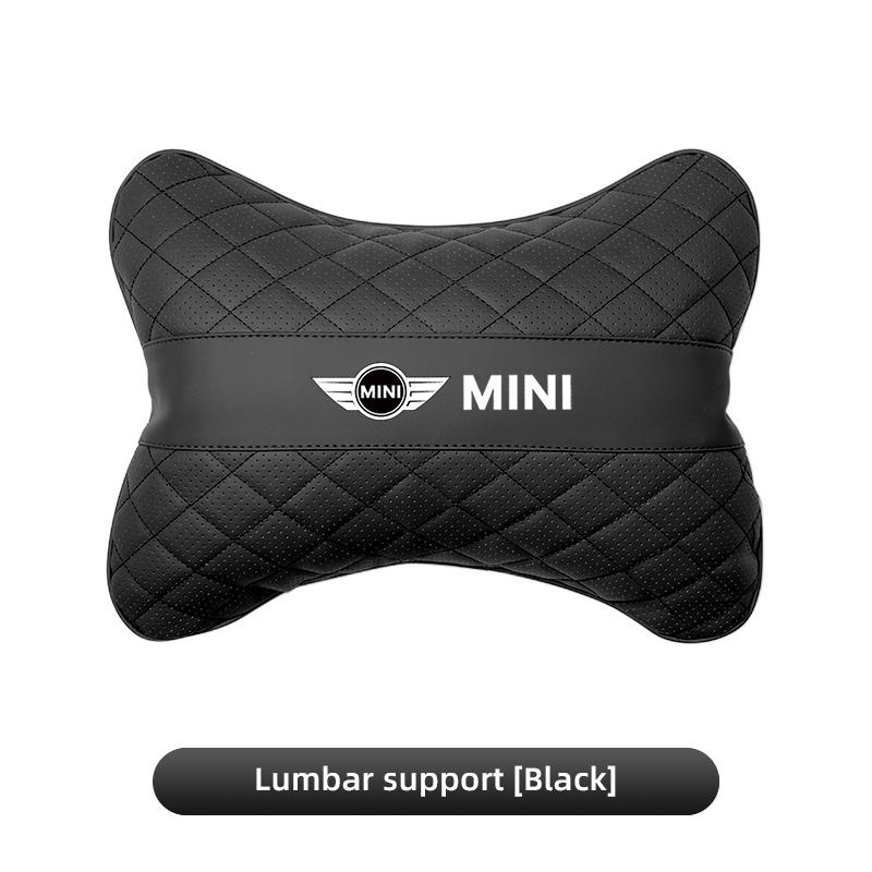 Car Neck Pillow Lumbar Support Kit Auto Headrest For MINI Cooper R56 F56 R50 JCW Cabrio Aceman Countryman Clubman Roadster Coupe