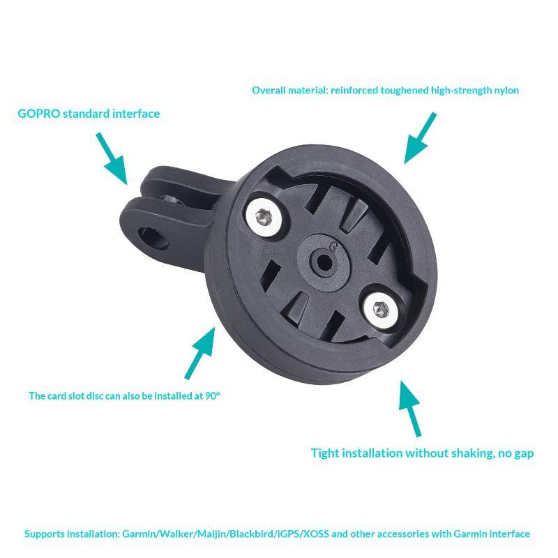 For Combo Mount Holder Bracket Adapter Quick Release Camera Headlight Adapter Camera Fixing Base Bike Accessories
