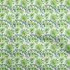 Cotton Flex Light Green Fabric Floral Sewing Fabric By The Yard Printed Diy Clothing Sewing Supplies 40 Inch