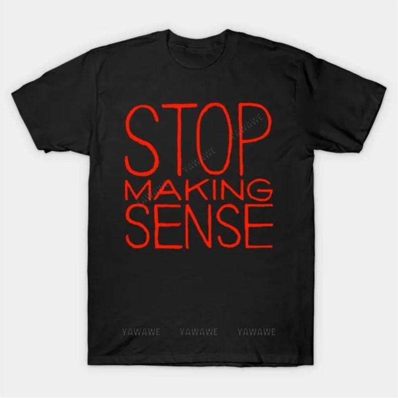Adult Tee Tops Teenager Cotton Tee Shirt Stop Making Sense Talking Heads T Shirt Print Tshirts Male Casual Style Teeshirt