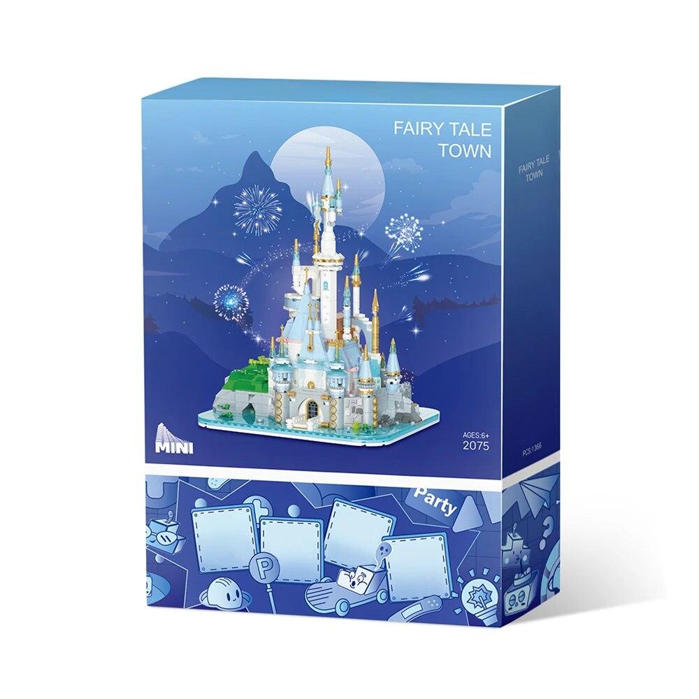 TOYLINX DIY Модель 1366 Деталей Набор Строительных Блоков Замок Принцессы Конструктор Кирпичики Сборная Игрушка для Детей и Взрослых с Коробкой