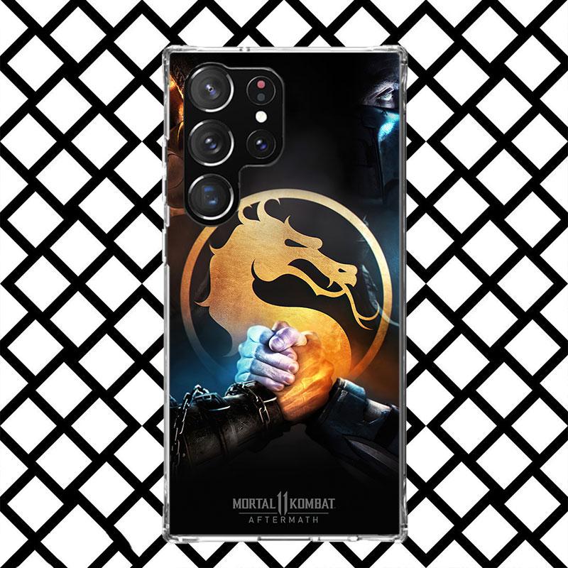 Mortal Kombat Phone Case for Samsung Galaxy S26 S25 Edge S24 S23 Ultra S22 Plus S21 FE S20 + Soft Cover Print Fundas Galaxy S25