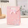 12pcs Cute Flower Party Favor Bags Paper Candy Goodie Bag for Themed Birthday Baby Shower Party Supplies Shopping Bag Party Bag Party Gift Tote Bag