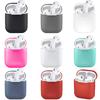 Противоударный мягкий силиконовый защитный чехол для наушников Apple AirPods