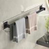 Вешалка и штанга для полотенец в ванной без перфорации: Многофункциональная вешалка для полотенец и тапочек