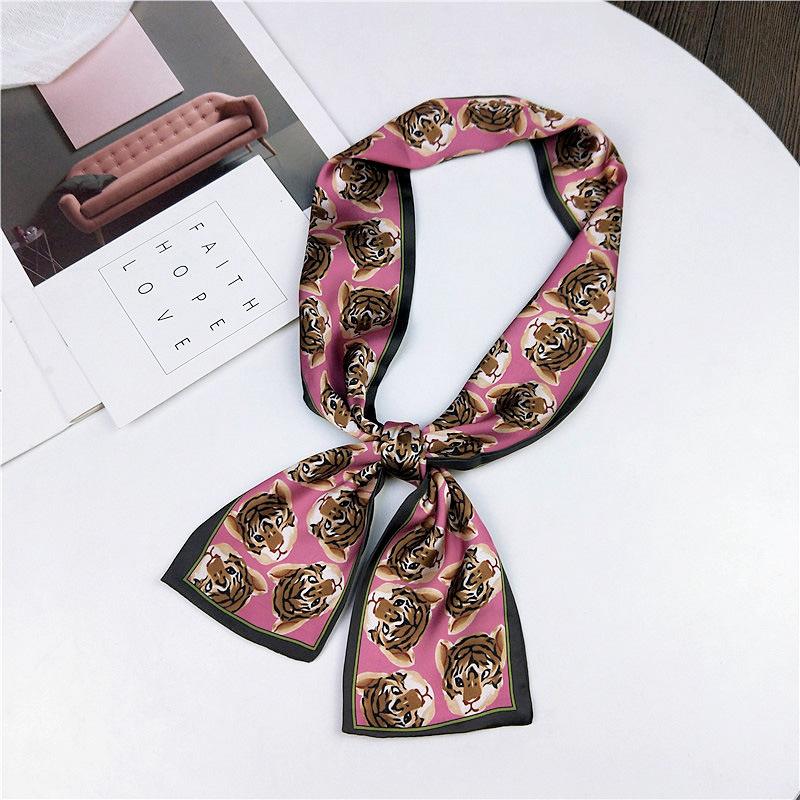 Pingjiao новый стиль весна и осень профессиональное украшение универсальный маленький шелковый шарф женский шарф узкий длинный ремень для волос галстук сумка пояс