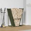 VidaXL Firewood Rack Olive Green 69.5x35x81 Cm, Fireplace Log Holder, Log Holder, Log Rack 864180