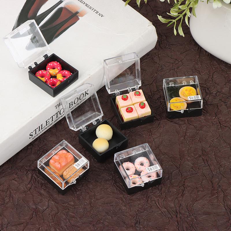 1:12 Dollhouse Miniature Dessert Cake Model Food Scene Model Decor Accessories