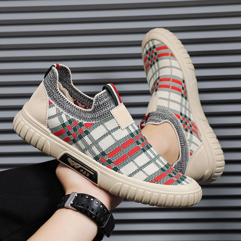 Man Shoe Lightweight Slip-on Sneakers Summer Tennis Casual Shoes For Men Mesh Elegant In Promotion Cheap Clearance 2025 New In