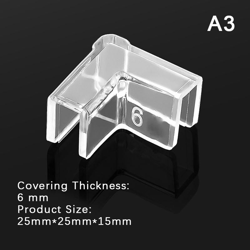 4 шт./компл. силиконовый прозрачный клей для защиты углов аквариума от столкновений