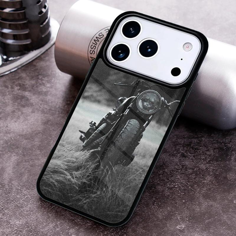 Чехол для телефона Мотоцикл Двигатель Мотоцикл для iPhone 17 16 15 Pro Max Air 14 13 12 11 Plus Ударопрочный Capa Чехол