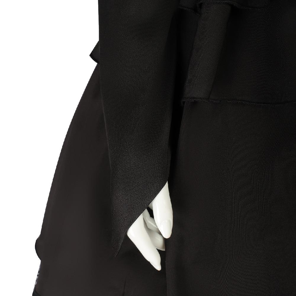 Halloween Retro Gothic Jumpsuit Party Princess Court Plus Size Women's Cosplay Costume Women's Fashion Ball Party Black Long Dress