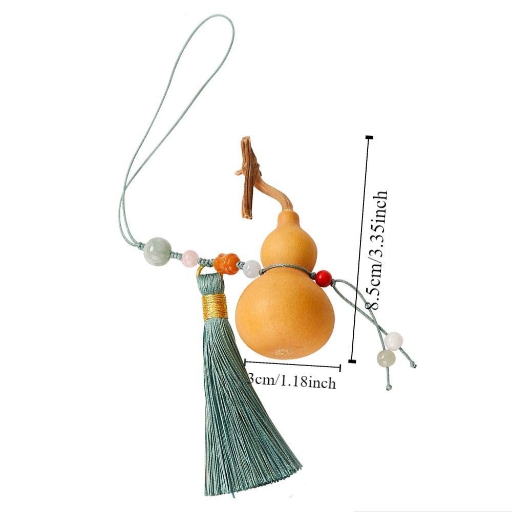 Изысканная подвеска в виде тыквы с кисточкой в китайском стиле для рюкзака, украшения для сумки