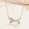 Women's Bow Necklace, Japanese and Korean Simple and Versatile Short Pendant