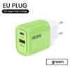 2 порта 120 Вт быстрая зарядка USB Type C зарядное устройство PD QC 3.0 USB C зарядное устройство адаптер вилки EU/US/UK для iPhone Xiaomi Samsung