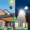 5800 люмен солнечный светодиодный светильник уличный мощный садовый настенный солнечный светильник датчик движения солнечные фонари IP66 водонепроницаемый уличный фонарь