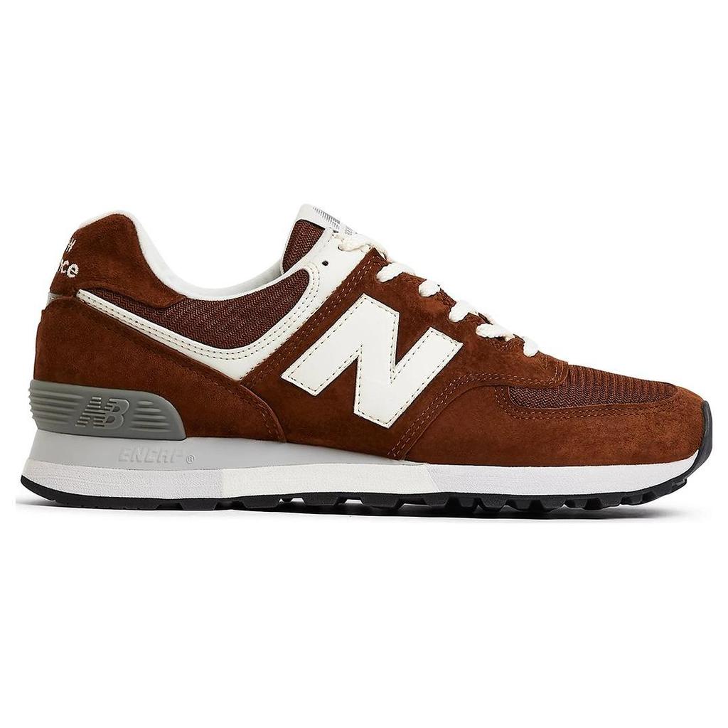New Balance 576 Сделано в Англии Monks Robe Мужские кроссовки Коричневые кокосово-молочного цвета с шепотом белого цвета OU576BRN