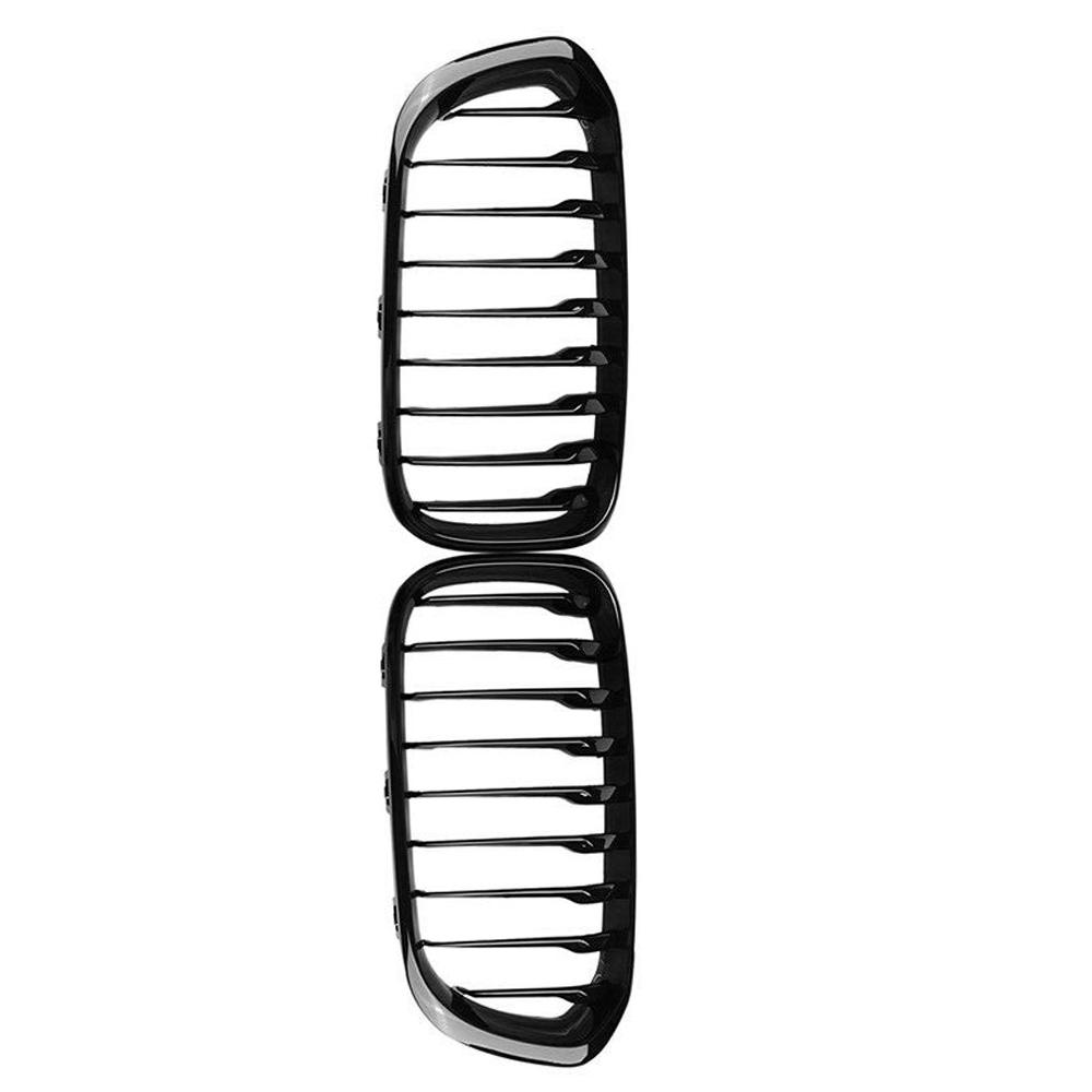 2 шт. автомобильные решетки переднего бампера Kidney Racing Grill для BMW 1 серии F20 F21 2015 2016 2017 сменная гоночная решетка 51137371685