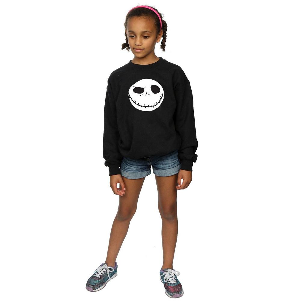 Disney Girls Nightmare Before Christmas Jack´s Big Face Sweatshirt