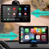 Hippcron Car Radio Multimedia 7 Inch Wireless Carplay Android Auto Portable Video Player IPS Touch Screen Bluetooth Mirror Link