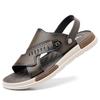 2025 Summer New Sandals Men's Trendy Soft-soled Wear-resistant Outer Wear Dual-purpose Beach Men's Cool Slippers