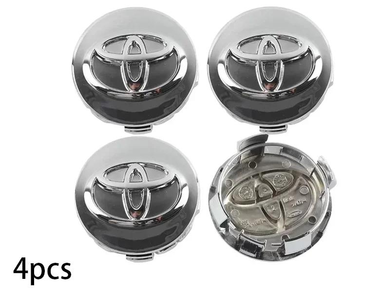 Hub Caps 4pcs 62mm Car Tyre Wheel Center Hub Cap Badge For Toyota Rav4 Yaris Hrv Hilux C-hr Prado Prius Avensis Corolla Camry ac