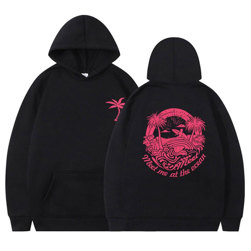 2025 Winter Japanese & Korean Loose Drop Shoulder Casual Hooded Sweatshirt