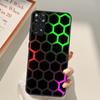 3D шестиугольные огни для Redmi 10A 10C 9A 9C 9T K40 K50 игровой чехол для телефона Redmi Note 11S 10S 9S 9 10 11 Pro