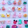 5Pcs Mix Size Hildren's Cartoon Resin Ring Set Fashion Wholesale Mixed Pattern Ring