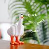 Creative Duck for You Creative Resin Desktop Decorations Funny Ornaments for Friends Sand Sculpture Gifts