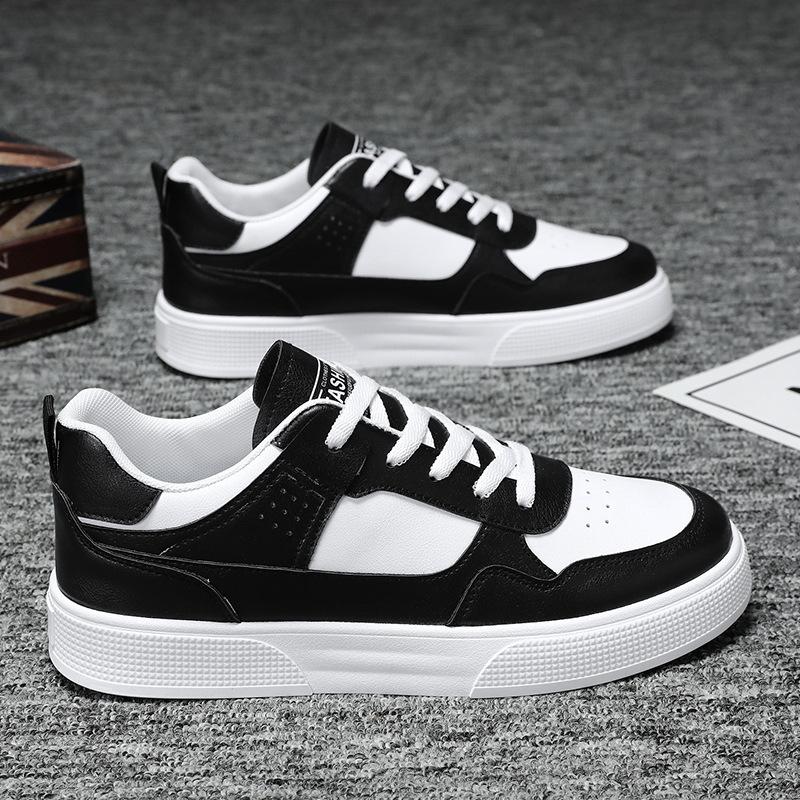 Новый стиль летней мужской обуви Дышащая белая обувь для студентов-мужчин Модная универсальная спортивная обувь Повседневная обувь для скейтборда Модная обувь