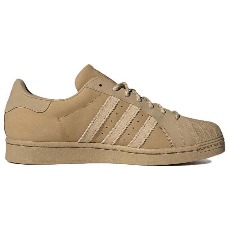 adidas Оригинальные кроссовки Superstar Удобные низкие кроссовки Унисекс Хаки IF3921