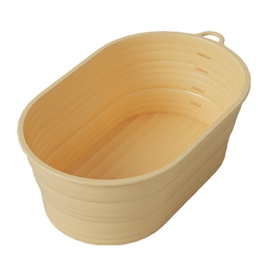 Silicone Baking Mold Non-stick Air Fryer Liners Foldable Silicone Bread Fermentation Basket Reusable Bread Loaf Pan for Square Air Fryers Oven