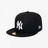 New Era Mlb New York Yankees Базовая приталенная кепка Черно-белая 11591127