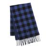 RALPH Muffler Wool Gift Present Check Blue PC0744 476 [POLO LAUREN] Men's Women's [Item]