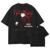 Anime J-Jujutsu K-Kaisen T Shirts Vintage Washed CHOSO T-shirt Oversize Short Sleeve Fushiguro Toji Gojo Saturo Itadori Tees Men