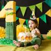 Safari 1st Birthday Hat Jungle Theme One Year Birthday Party Felt Lion Crown for Boy First Birthday Party Decoration Baby Shower