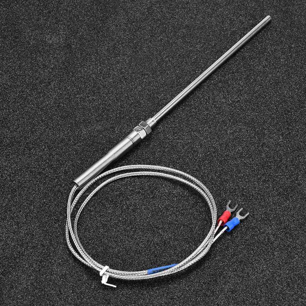 M8 Thread Type K Thermocouple 150mm Probe Temperature Sensor Wire 0-400 celsius (1 m)