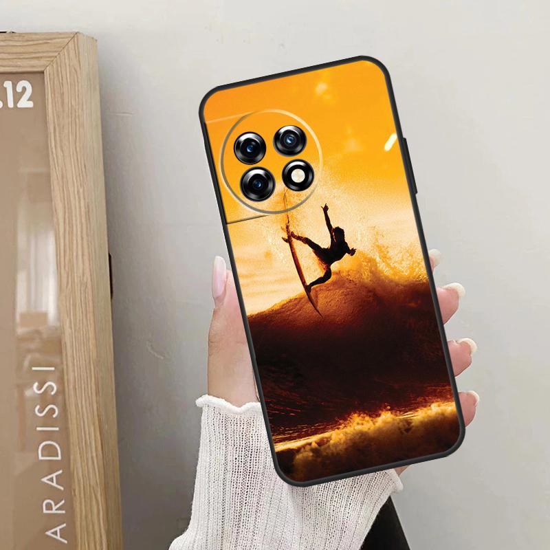 California Surfing Waves Case For OnePlus 12R 12 11 9 10 Pro 10R 10T OnePlus Nord 3 2T N10 N20 CE 2 Lite CE4 Cover