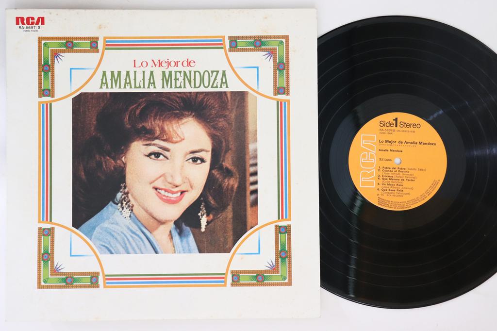 LP Record AMALIA MENDOZA - Lo Mejor De Amalia Mendoza RA5697 RCA 1975 Japan Latin Used