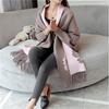 Cardigans Women Elegant Winter Style Vintage Jumper Lady Knitted Cardigan