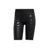High-Waist Slim Casual Shorts Women Bottoms Black IK9712