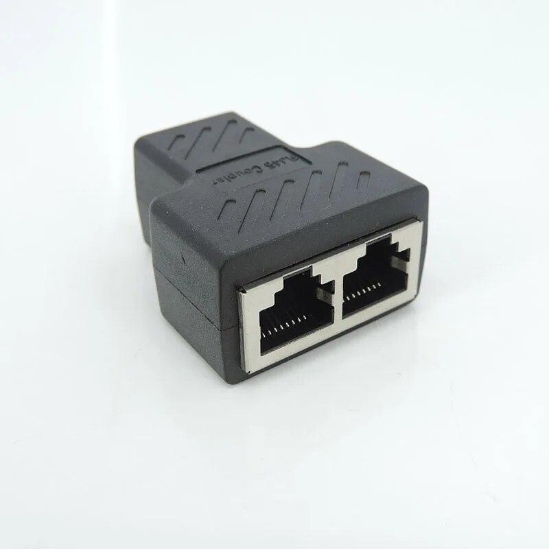 3 типа RJ45 на 2-полосный разветвитель RJ45, сетевой расширитель, адаптер Ethernet Kabel, гигабитный интерфейс, сеть «мама-мама»