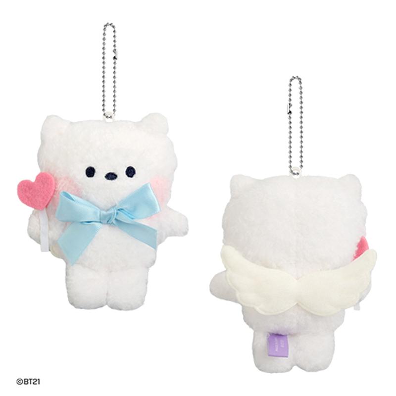 BTS BT21 Официальный плюшевый брелок [ANGEL]