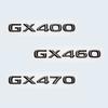 Глянцевый черный 3D ABS буквы номер GX400 GX460 GX470 эмблема для багажника автомобиля логотип наклейка аксессуары для значков