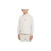 Nike Solid Logo Knit Training Hoodie Kids Hoodies Light-Bone DX5374-072