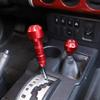 DIYUCAR Car Gear Stick Shift Lever Knob, Gear Stick Shifter Head, Aluminum Alloy (Red) for Toyota FJ Cruiser 2007-2021